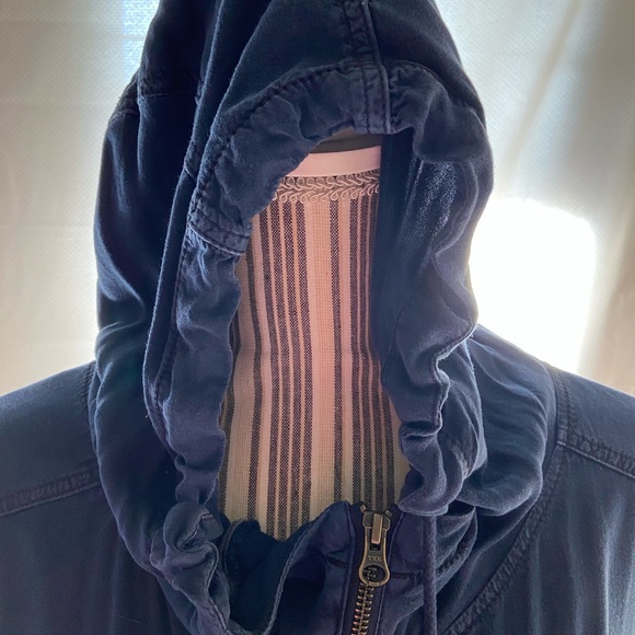 Maurice’s Hooded Blue Jacket L/XL - Picture 4 of 9